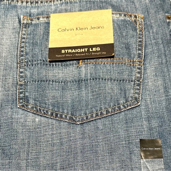 NWT‎ Calvin Klein Men's Blue Jeans 36 X 30 - Picture 5 of 7